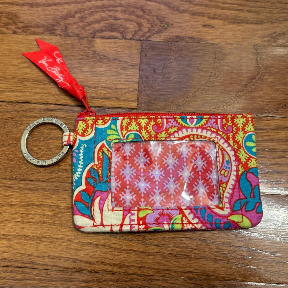 Vera Bradley Zip ID - Paisley in Paradise (Retired Pattern)